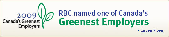 RBC named one of Canada's Greenest Employers. Learn More.