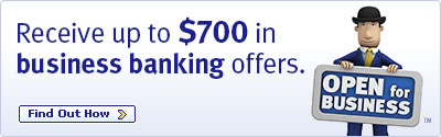 Receive up to $720 in business banking offers. find out how
