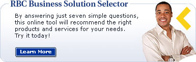RBC Business Solution Selector
