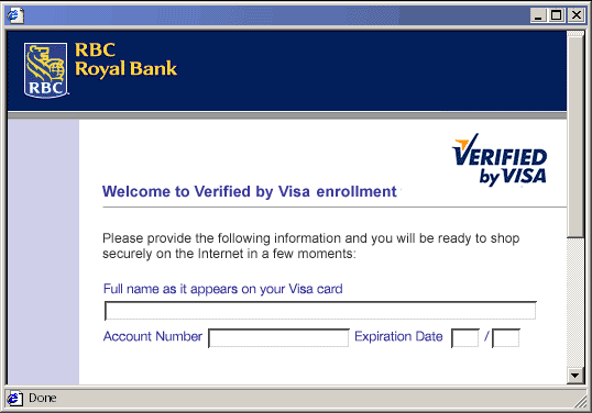 Registration Demo Screen 1