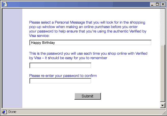 Registration Demo Screen 3