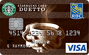 Starbucks Duetto** Visa Card