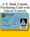 Visa Purchasing Card with Vehicle Controls