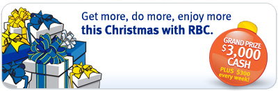 Get more, do more, enjoy more this Christmas with RBC.