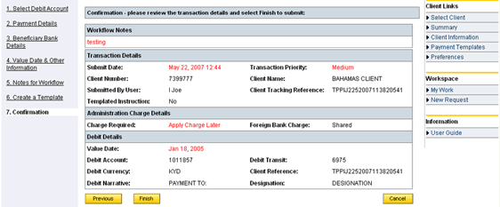 Transfer Demo Step 10