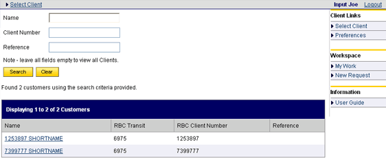 Transfers Tutorial Step 1