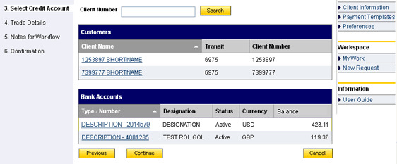 Transfers Tutorial Step 6