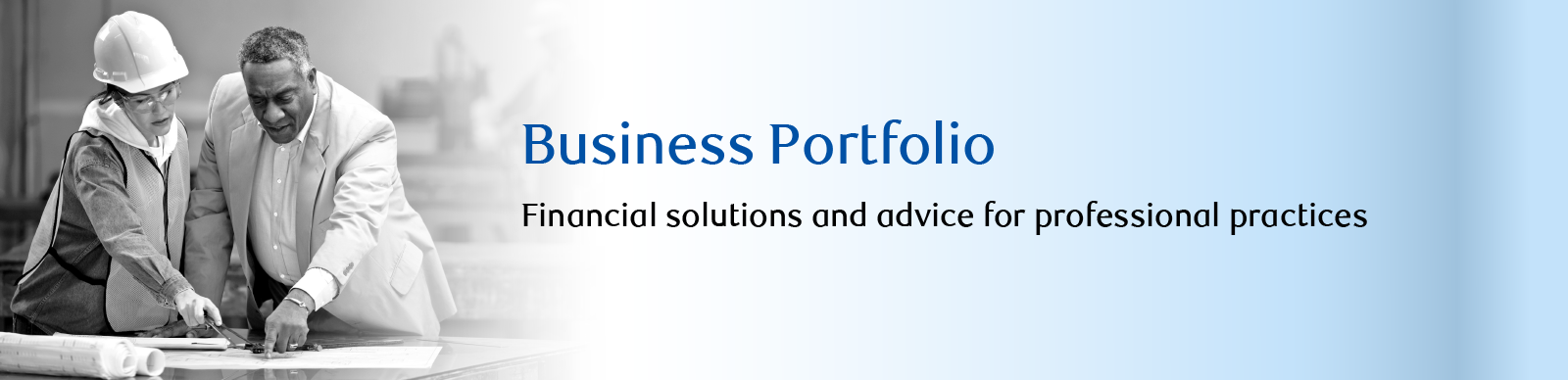Business Portfolio.Financial Solutions and advice for professional practices