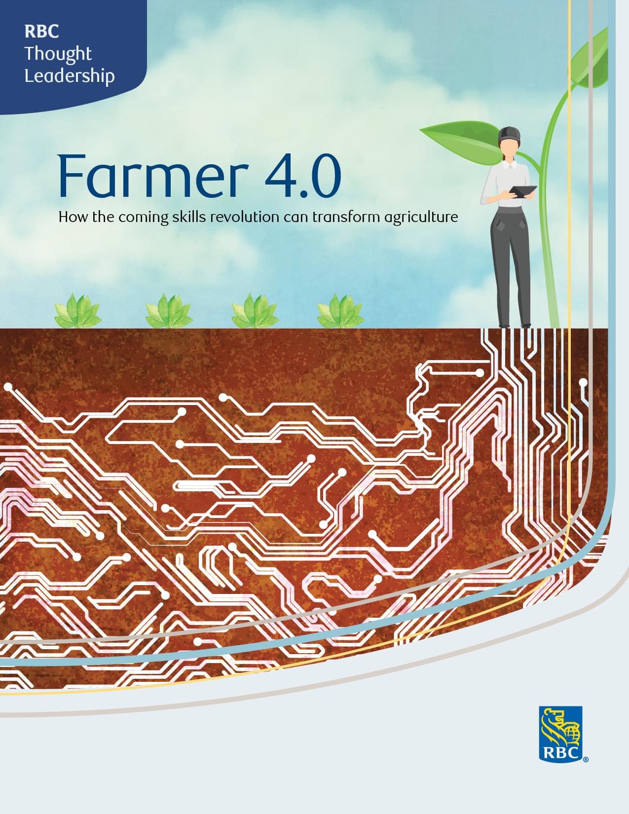 Report cover of RBC study on the changing skills demands in agriculture