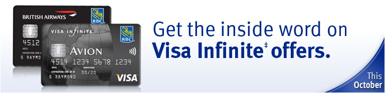 Get the inside word on Visa Infinite offers. This October