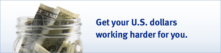 Finally, a better place for your U.S. dollars RBC US High Interest eSavings® account > No minimum balance > No monthly fee