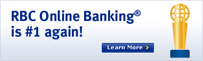 RBC Online Banking&reg; is #1 again! Learn More