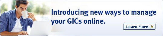 Introducing new ways to manage your GICs online.
