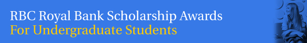 RBC Royal Bank Scholarship Awards for Undergraduates