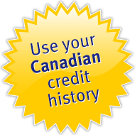 Use your Canadian credit history