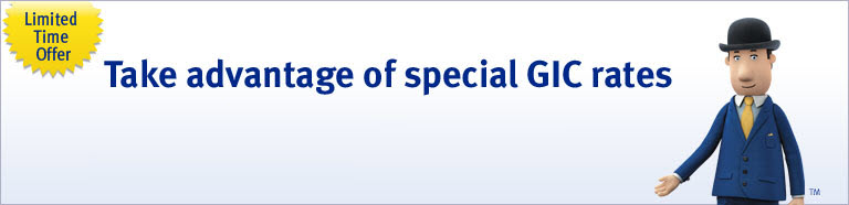 Limited Time Offer. Take Advantage of special GIC rates as high as 2.4%*