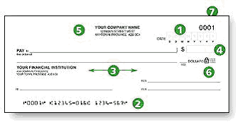 Write a check in red ink