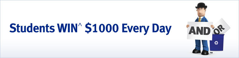 Students Win^ $1000 Every Day