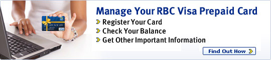 visa rbc prepaid cards card gift balance register rewards commercial bank