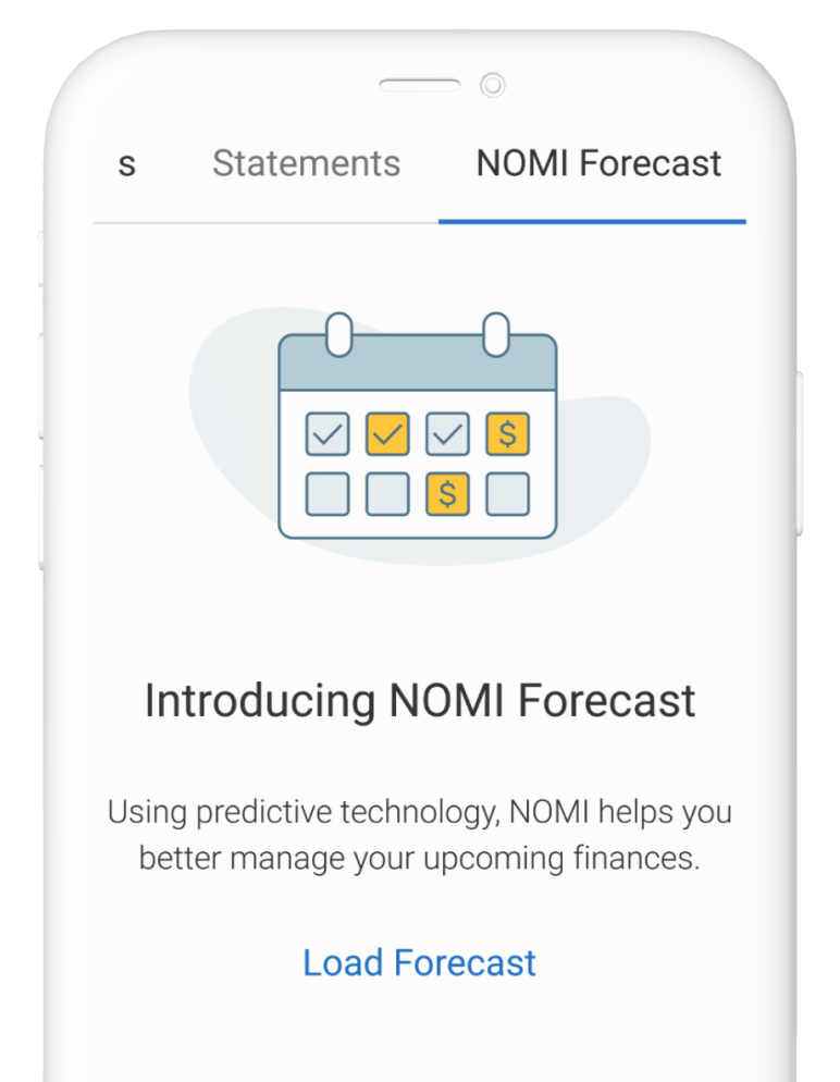 Screenshot of NOMI, budget function
