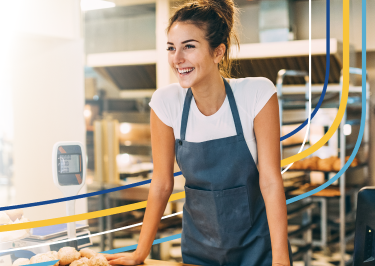 Happy woman opened an RBC account