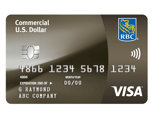 Commercial U S Dollar Visa Card Rbc Royal Bank