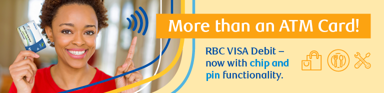 RBC Royal Bank Visa Debit Chip Card
