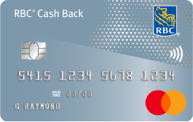 RBC Cash Back Mastercard card