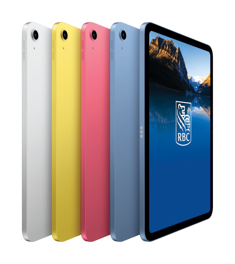 Get the new iPad when you switch to RBC