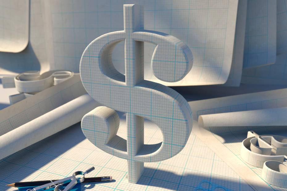 An illustration shows a dollar sign on a desk.