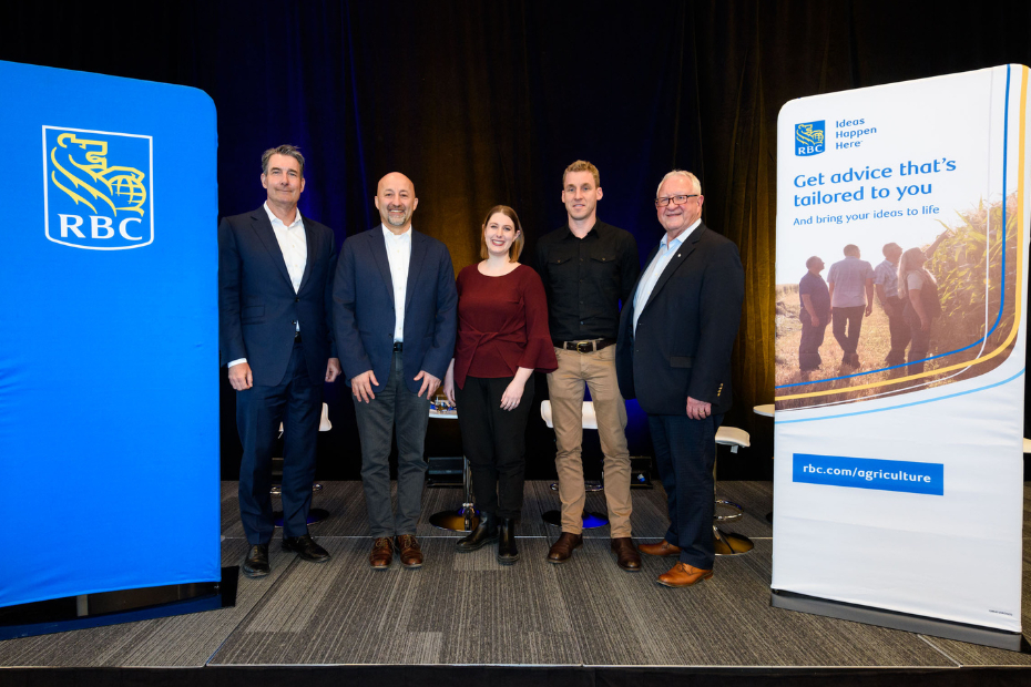 Winnipeg Next Green Revolution event panelists: Nicolea Dow, Harwin Bouwman, John Heimbecker, Dr. Nazim Cicek.