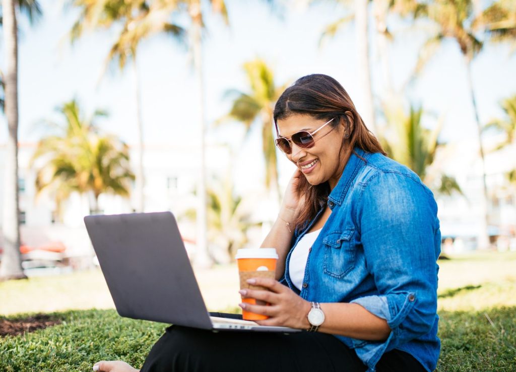 Woman on laptop