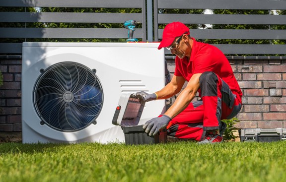 Man working on home renovations