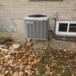 Tanel's heat pump now lives where his old AC unit used to live