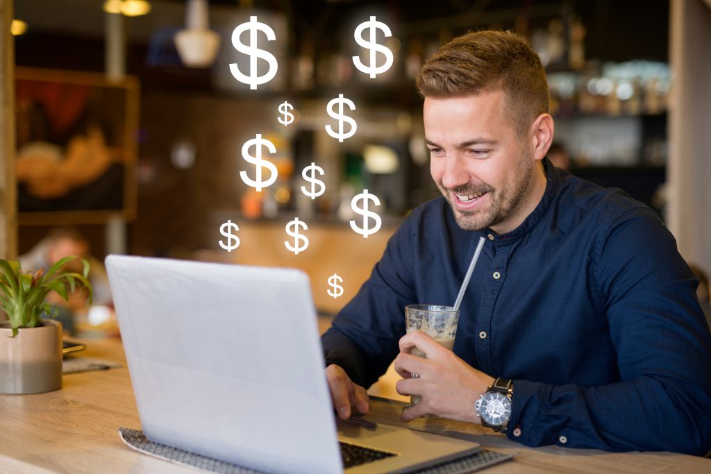 Freelancer working in the office