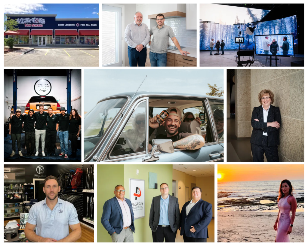 collage of business owners