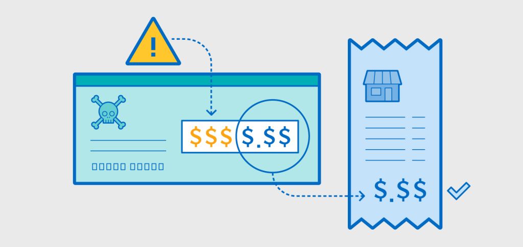 Escroqueries de surpaiement : réception de chèques frauduleux