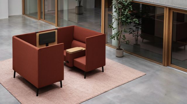 Modern business furniture by Groupe Lacasse