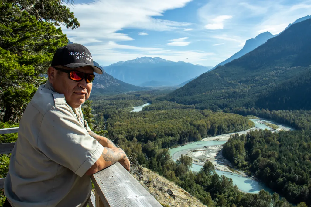 Roger Harris, garde-côte nuxalk. Photo : Émile Gilpin