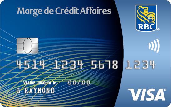 Marge de Crédit Visa RBC pour la petite entreprise
