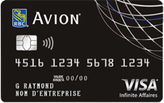 visa business platinum avion card