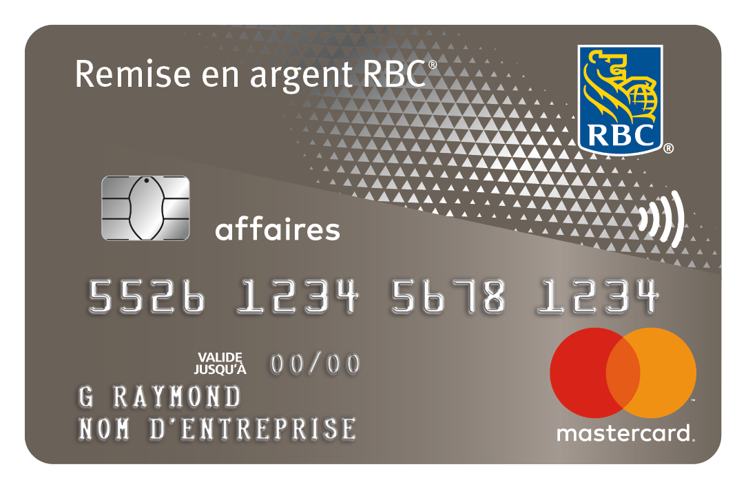 Remise en argent Affaires Mastercard RBC