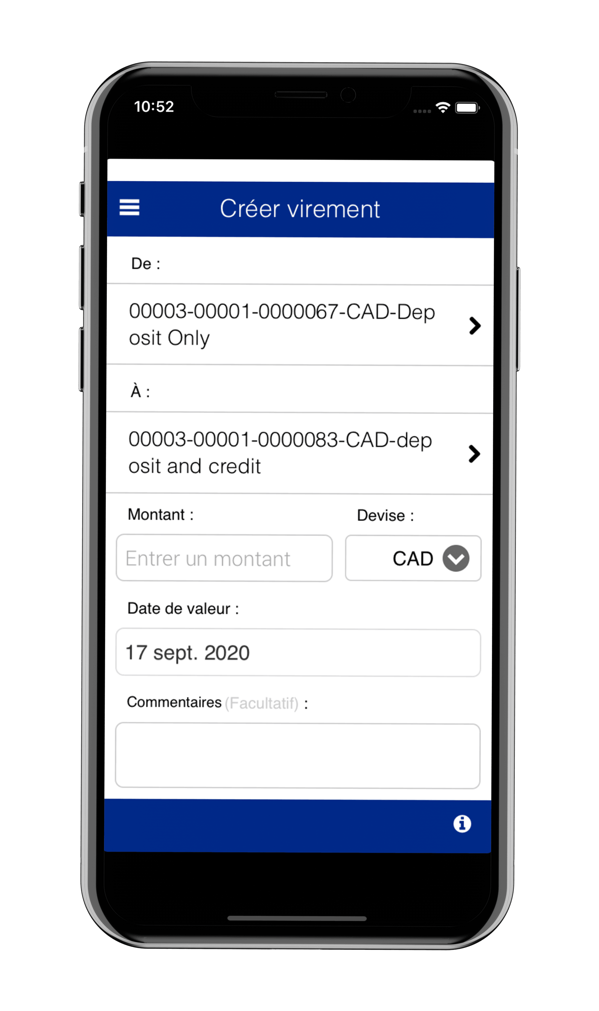 RBC Express Business Banking App on mobile phone