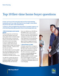 Get out essential guide - The top 10 questions every home buyers has