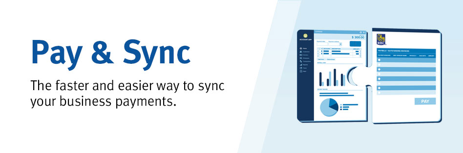 Pay & Sync - The faster and easier way to sync your business payments.