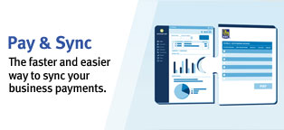 Pay & Sync - The faster and easier way to sync your business payments.
