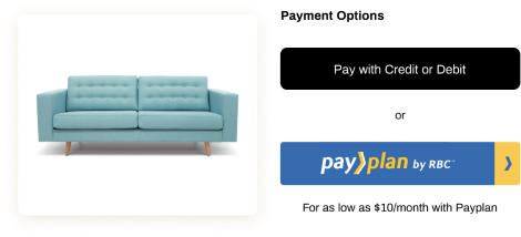 Pay with Credit or Debit. For as low as $10/month with PayPlan