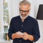 man on phone