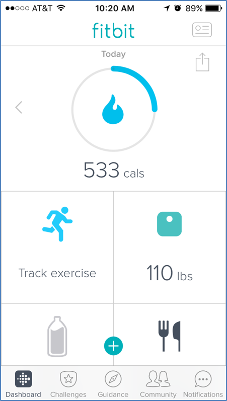 Launch Fitbit app